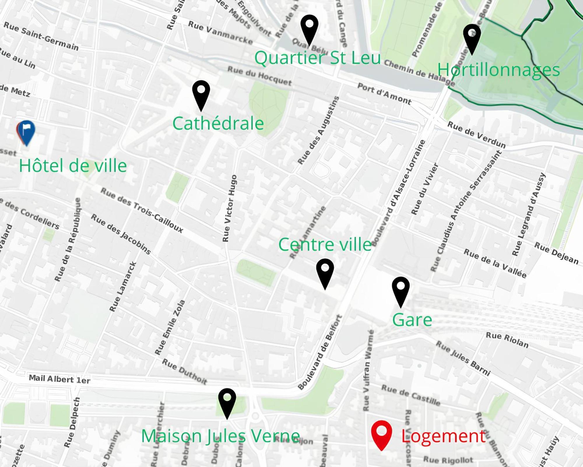 400M Gare&Centre Ville, Seche Linge, Local Velo Amiens Zewnętrze zdjęcie